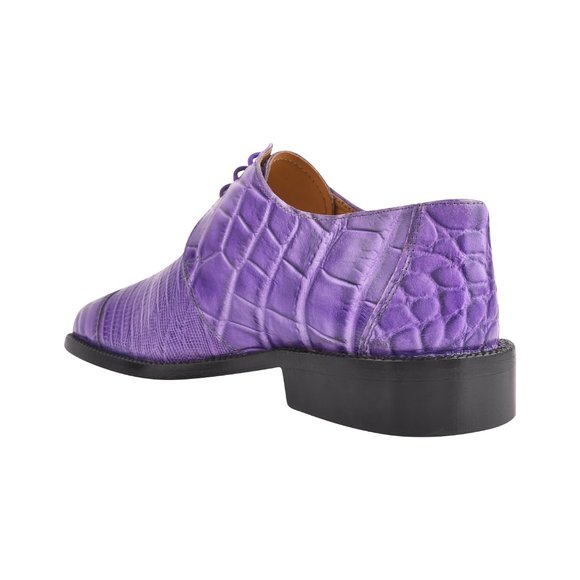 LIBERTYZENO Men's Purple Lace-Up Shoes - Picture 3 of 7